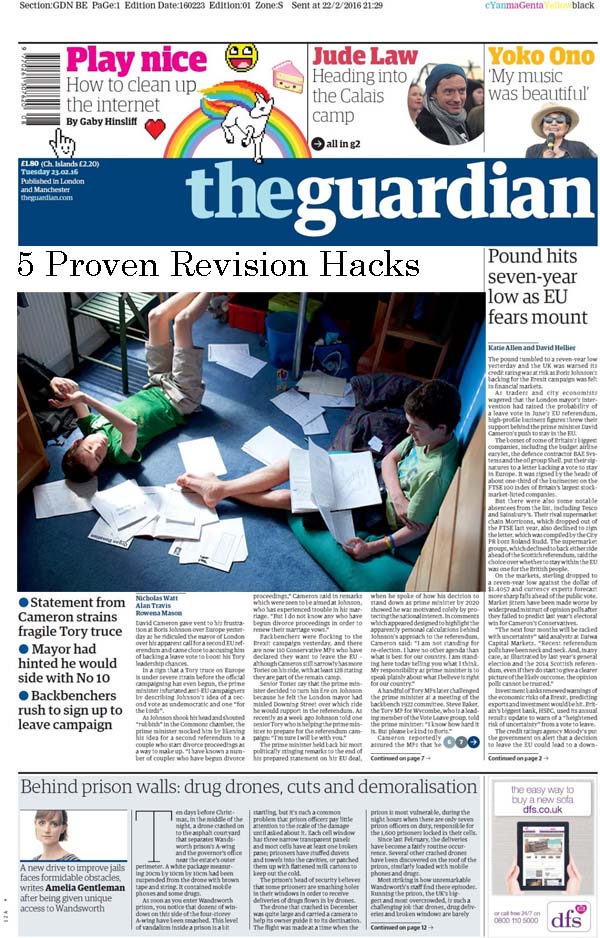 5 Proven Revision Hacks