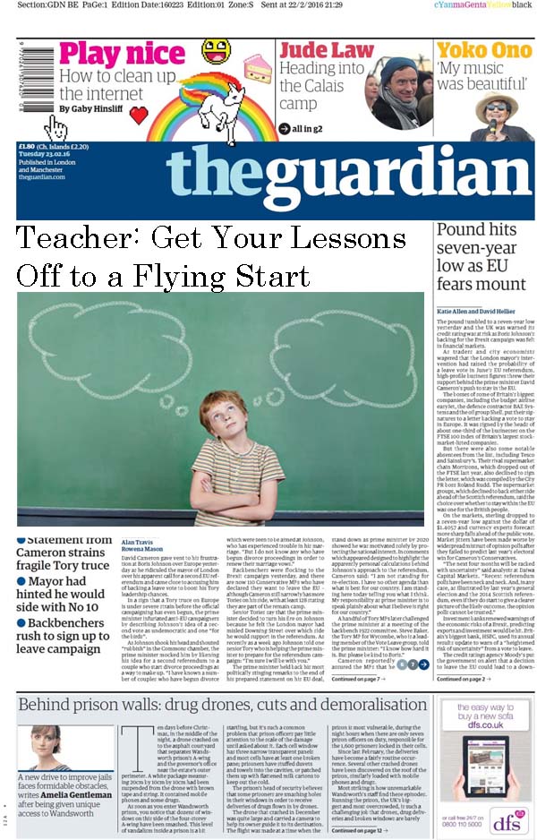 Teacher lesson planning